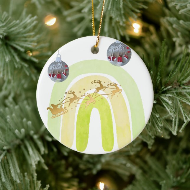 Soft Simple Funny Cute Christmas Bell Ceramic Tree Decoration (Tree)
