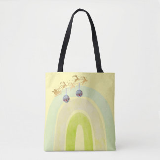 Soft Simple Funny Cute Christmas Bell Tote Bag