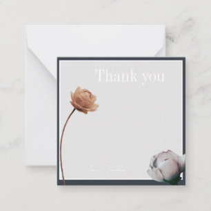 Soft simple  minimal bloom card