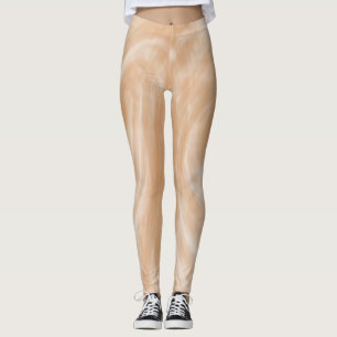 Soft Skin Tone Tie Dye Leggings