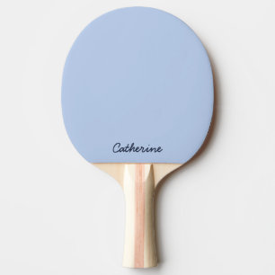 Soft Sky Blue Custom Ping Pong Paddle