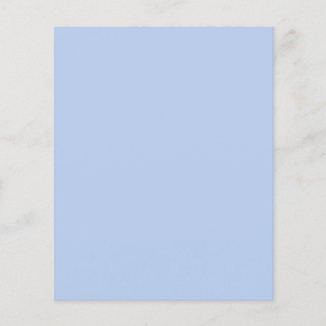 Soft Sky Blue Flyers (Front)
