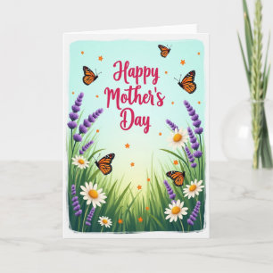 Soft Sky Mothers Day Card