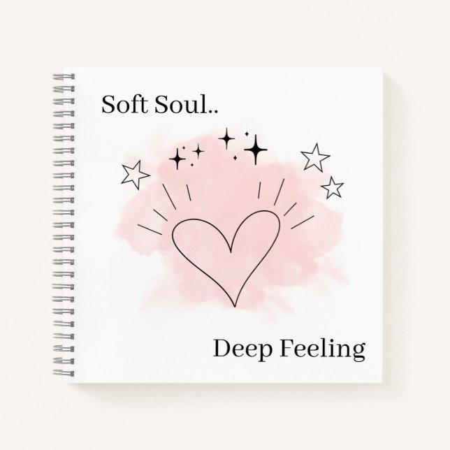 Soft Soul Personalized Notebook (Front)