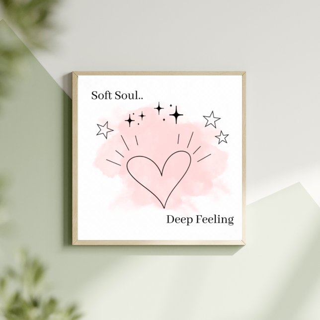 Soft Soul Wall Art – Modern Aesthetic Home Decor (Creator Uploaded)