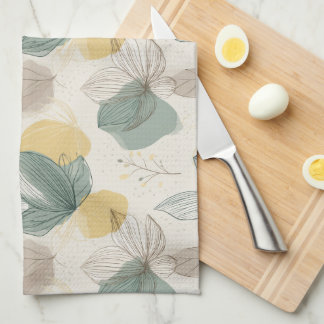Soft Spring Botanical Kitchen Towels