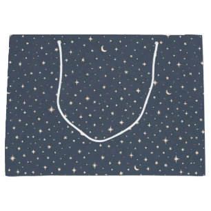 Soft Star Pattern Aesthetic Large Gift Bag