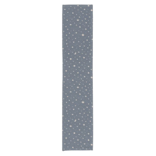 Soft Star Pattern Aesthetic Short Table Runner