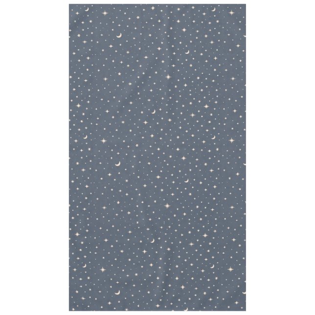 Soft Star Pattern Aesthetic Tablecloth (Front)