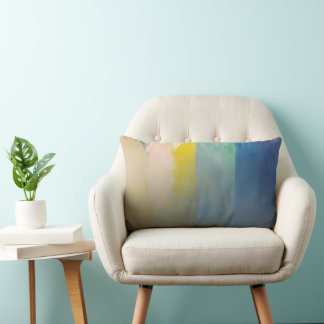 “Soft Stripes” – Colourful Design Lumbar Cushion