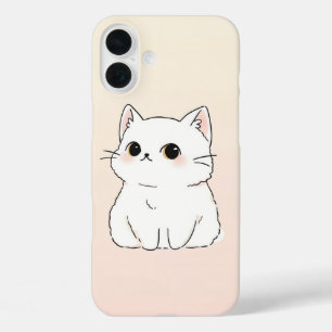 Soft & Stylish Cat Lover’s iPhone 16 Case