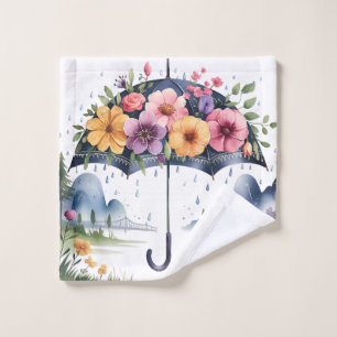 Soft & Stylish Home Decor Essential Floral Wash Cloth