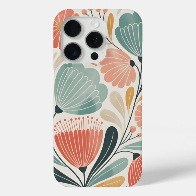 Soft Summer Floral Case-Mate iPhone Case (Back)