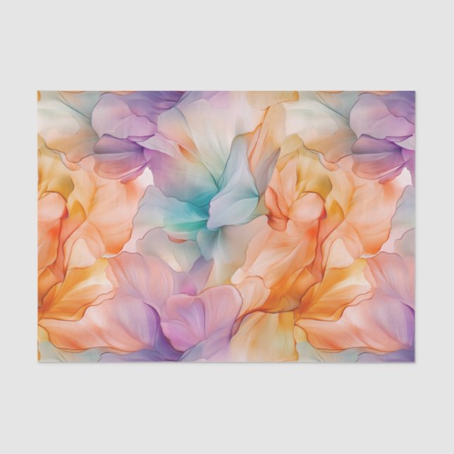 Soft Summer Petals Decoupage Paper (Front)