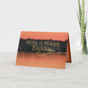 Soft Sunrise2 Card-customise any occasion Card