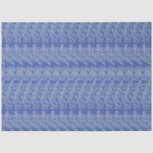 Soft Swirls Blue   Tissue Paper