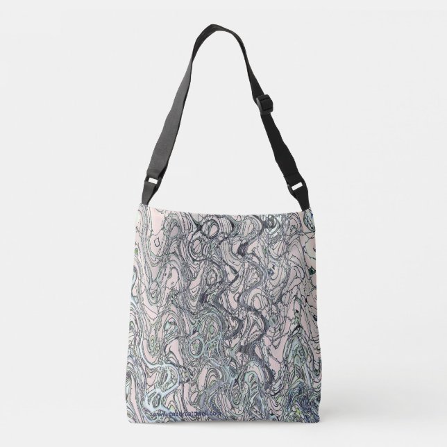 Soft Threads & Curves Crossbody Bag (Back)