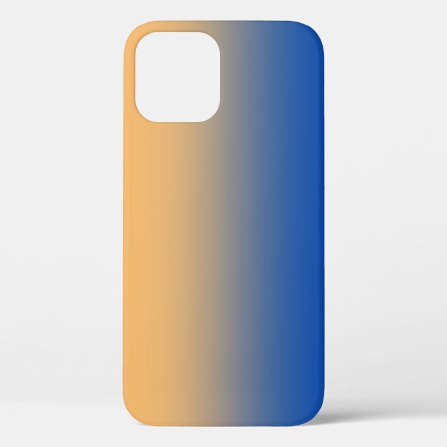 Soft Toned Gold Yellow Orange Blue  Case-Mate iPhone Case (Back)