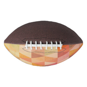 Soft Triangle Geometric Pattern American Football