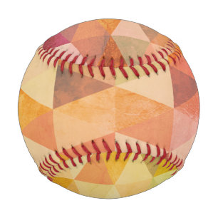 Soft Triangle Geometric Pattern Baseball
