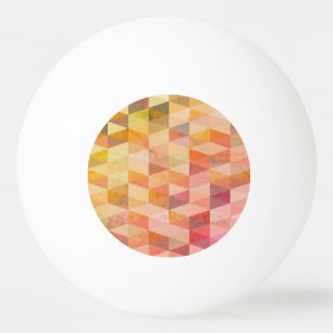 Soft Triangle Geometric Pattern Ping Pong Ball