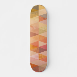 Soft Triangle Geometric Pattern Skateboard