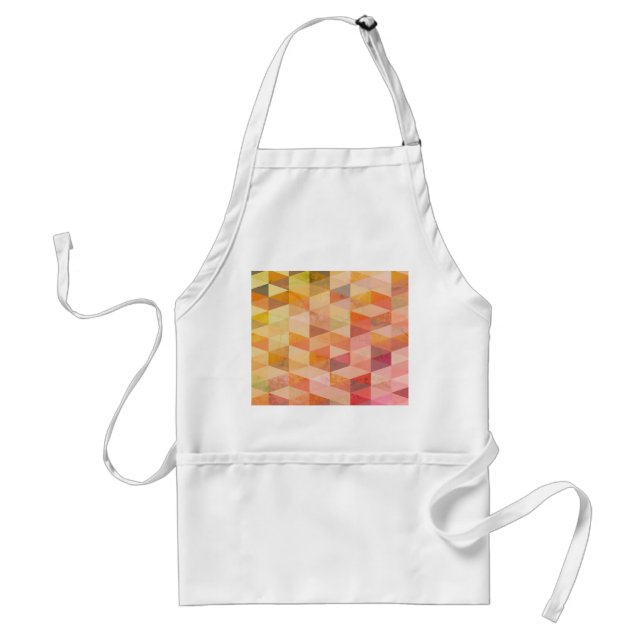 Soft Triangle Geometric Pattern Standard Apron (Front)