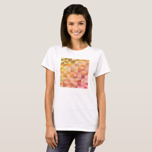 Soft Triangle Geometric Pattern T-Shirt