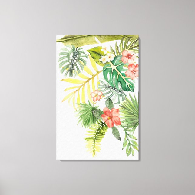 Soft Tropics Canvas Print (Front)