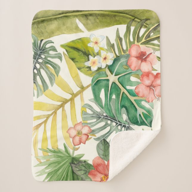 Soft Tropics Sherpa Blanket (Front)
