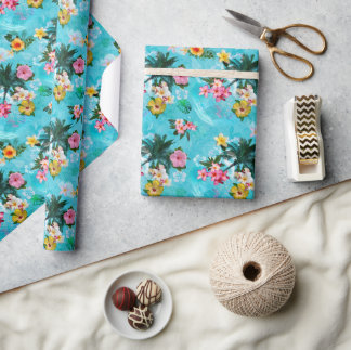 Soft Tropix Wrapping Paper
