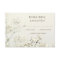 Soft Vintage Baby's Breath Wedding RSVP
