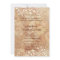 Soft Vintage Floral Wedding Invitation
