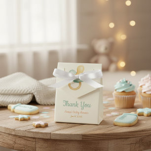 Soft Watercolor Baby Shower Favour Box