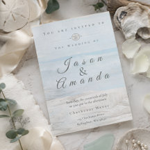 Soft Watercolor Beach Wedding