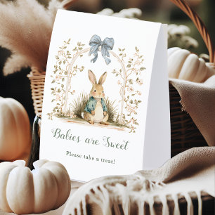 Soft Watercolor Bunny Babies Are Sweet Baby Shower