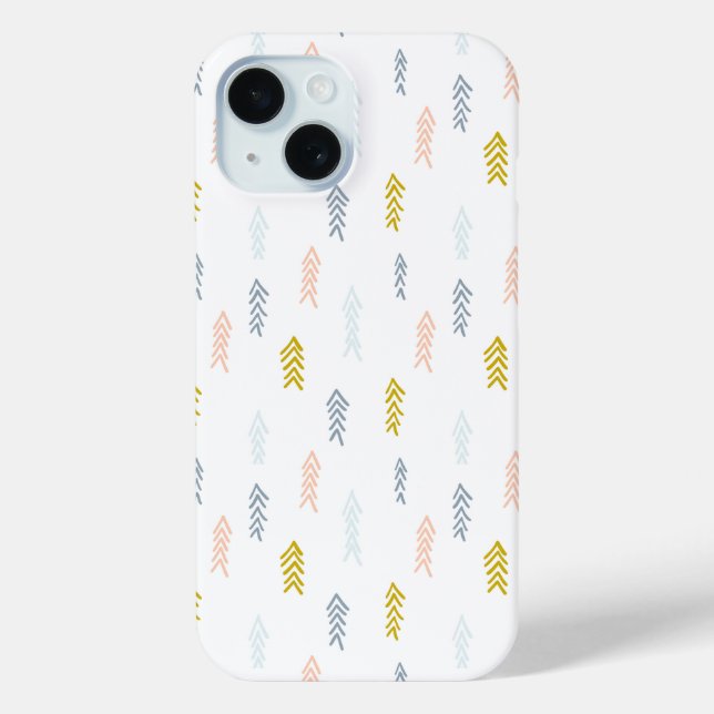 Soft Watercolor Chevron Pattern Case-Mate iPhone Case (Back)