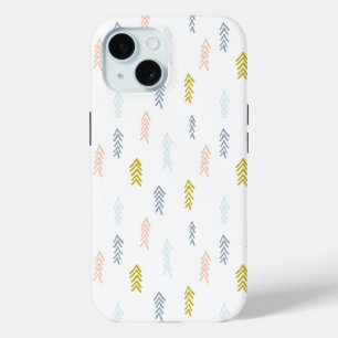 Soft Watercolor Chevron Pattern iPhone 15 Case