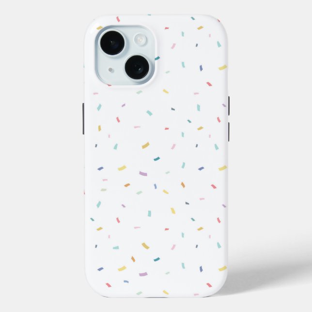 Soft Watercolor Confetti Pattern Case-Mate iPhone Case (Back)