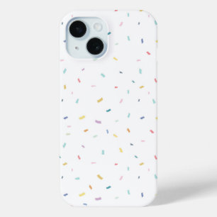 Soft Watercolor Confetti Pattern iPhone 15 Case