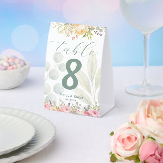 Soft Watercolor Garden Bouquet Floral Wedding