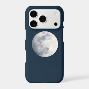 Soft Watercolor Moon Phase Phone Case - Deep Navy
