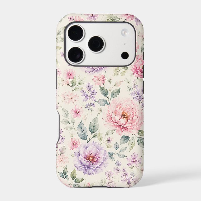Soft Watercolor Peony Floral (Back)