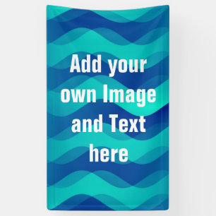 Soft Waves gradients blue cyan + your ideas Banner