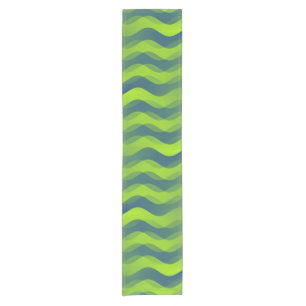 Soft Waves green blue + your ideas Short Table Runner