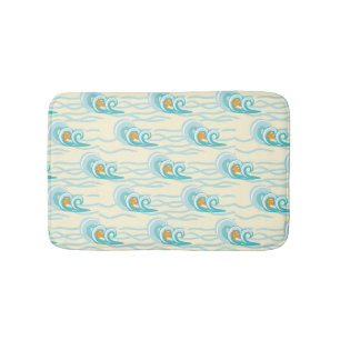 Soft Waves Pattern Bath Mat