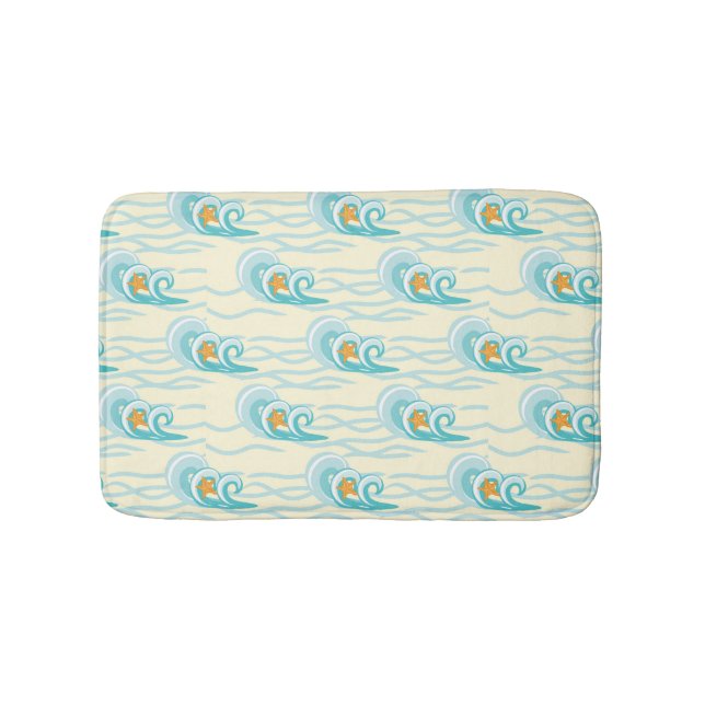 Soft Waves Pattern Bath Mat (Front)