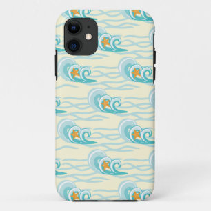 Soft Waves Pattern iPhone 11 Case