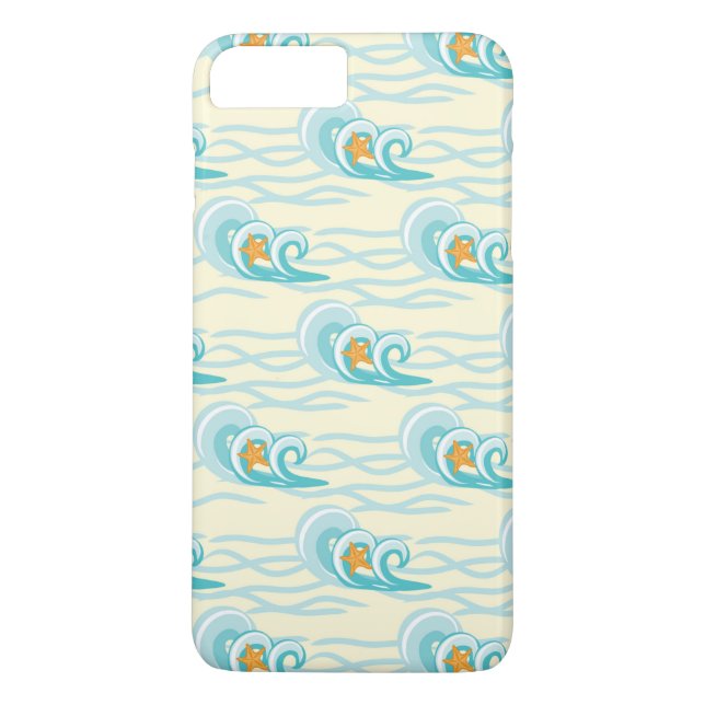 Soft Waves Pattern Case-Mate iPhone Case (Back)