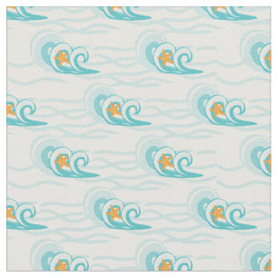 Soft Waves Pattern Fabric